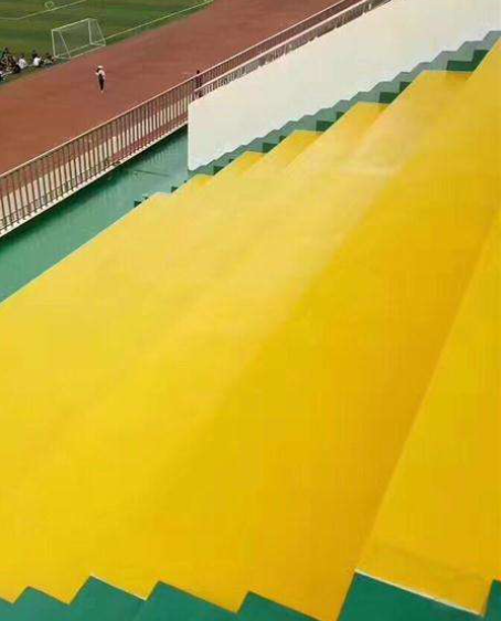 岳阳球场台阶翻新修补改造
